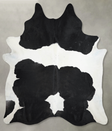 Black and White XX-Large Brazilian Cowhide Rug 8'7"H x 7'3"W #A53846 by Hudson Hides
