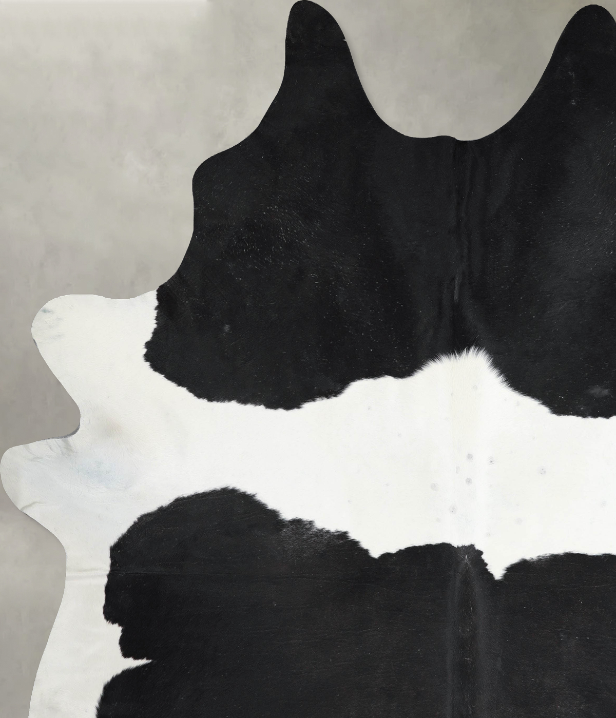 Black and White XX-Large Brazilian Cowhide Rug 8'7"H x 7'3"W #A53846 by Hudson Hides