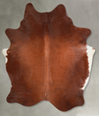 Solid Brown X-Large Brazilian Cowhide Rug 7'5"H x 6'2"W #A53852 by Hudson Hides