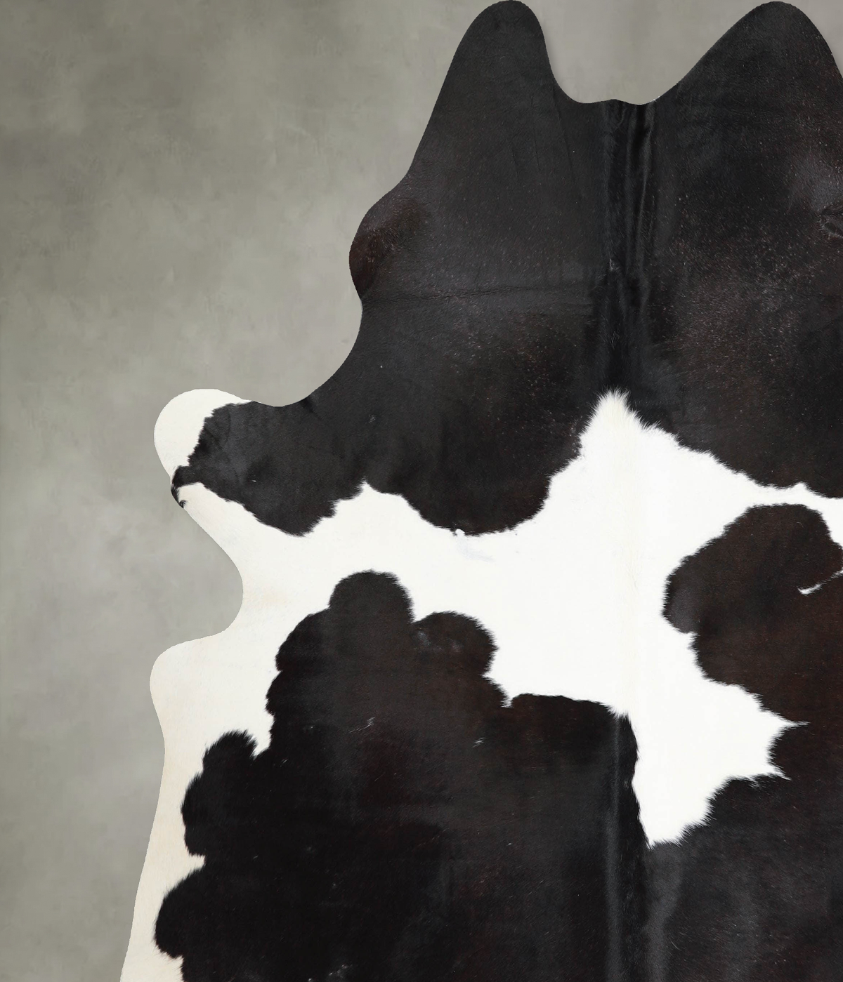 Black and White XX-Large Brazilian Cowhide Rug 7'9"H x 7'3"W #A53857 by Hudson Hides