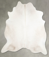 Ivory with Beige XX-Large Brazilian Cowhide Rug 7'9"H x 7'0"W #A53858 by Hudson Hides