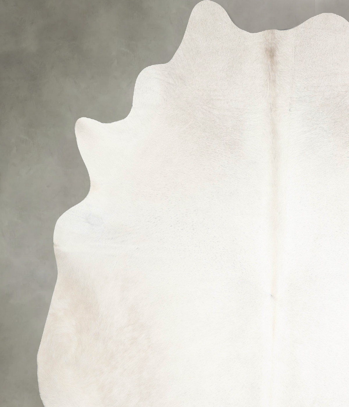 Ivory with Beige XX-Large Brazilian Cowhide Rug 7'9"H x 7'0"W #A53858 by Hudson Hides
