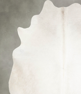 Ivory with Beige XX-Large Brazilian Cowhide Rug 7'9"H x 7'0"W #A53858 by Hudson Hides