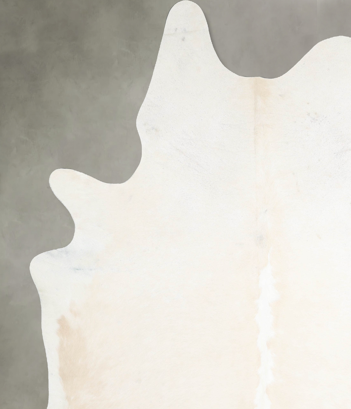Beige and White XX-Large Brazilian Cowhide Rug 8'5"H x 6'10"W #A53862 by Hudson Hides