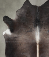 Dark Grey X-Large Brazilian Cowhide Rug 7'1"H x 6'2"W #A53872 by Hudson Hides