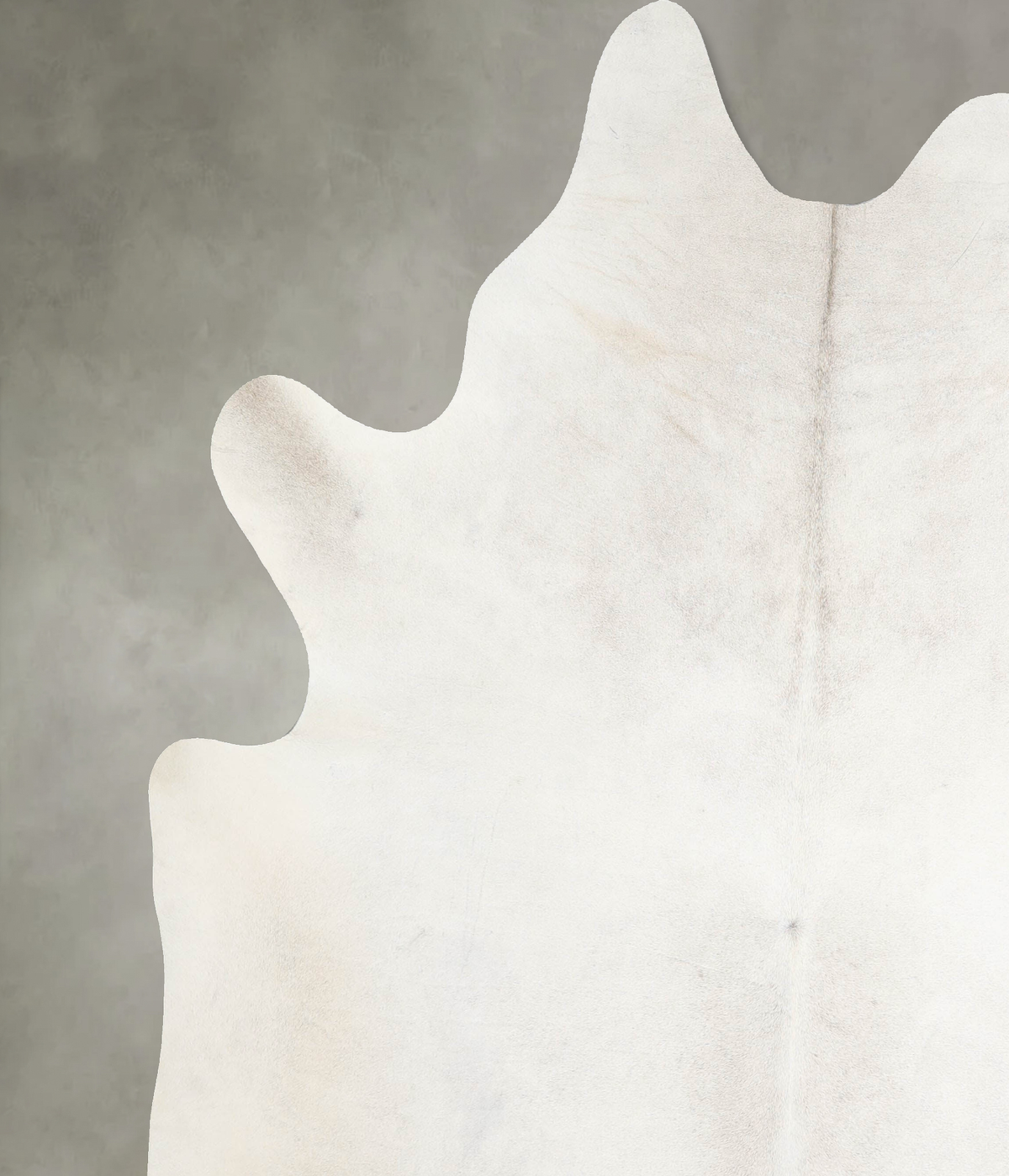 Ivory with Beige XX-Large Brazilian Cowhide Rug 7'11"H x 7'1"W #A53873 by Hudson Hides