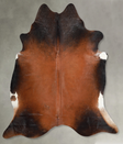 Warm Caramel X-Large Brazilian Cowhide Rug 7'1"H x 6'10"W #A53874 by Hudson Hides