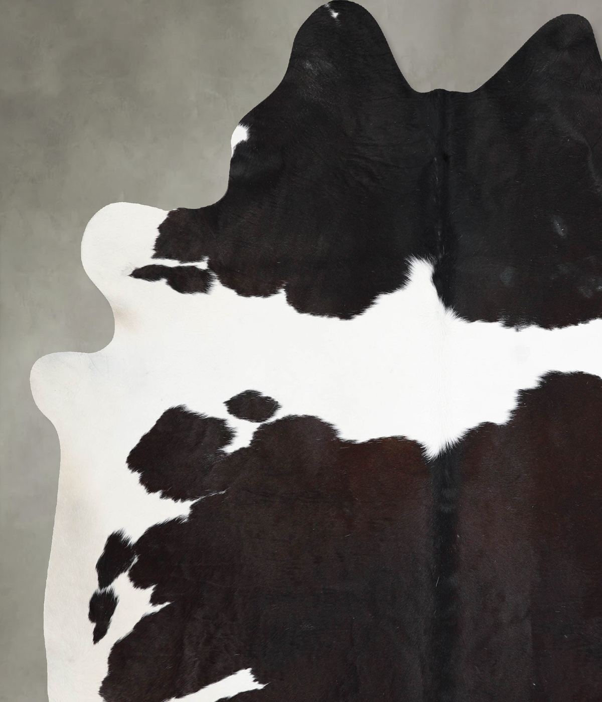 Black and White XX-Large Brazilian Cowhide Rug 7'10"H x 6'9"W #A53877 by Hudson Hides
