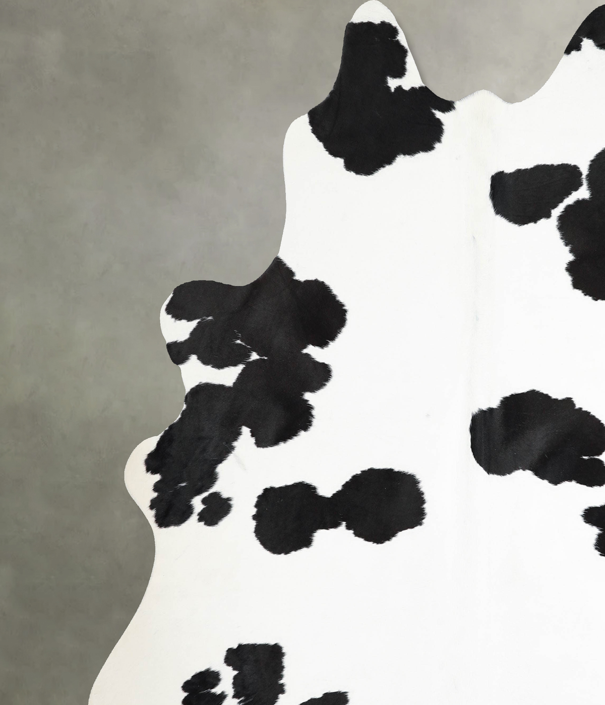 Black and White XX-Large Brazilian Cowhide Rug 7'6"H x 7'1"W #A53879 by Hudson Hides