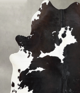 Chocolate and White X-Large Brazilian Cowhide Rug 7'4"H x 6'4"W #A53881 by Hudson Hides