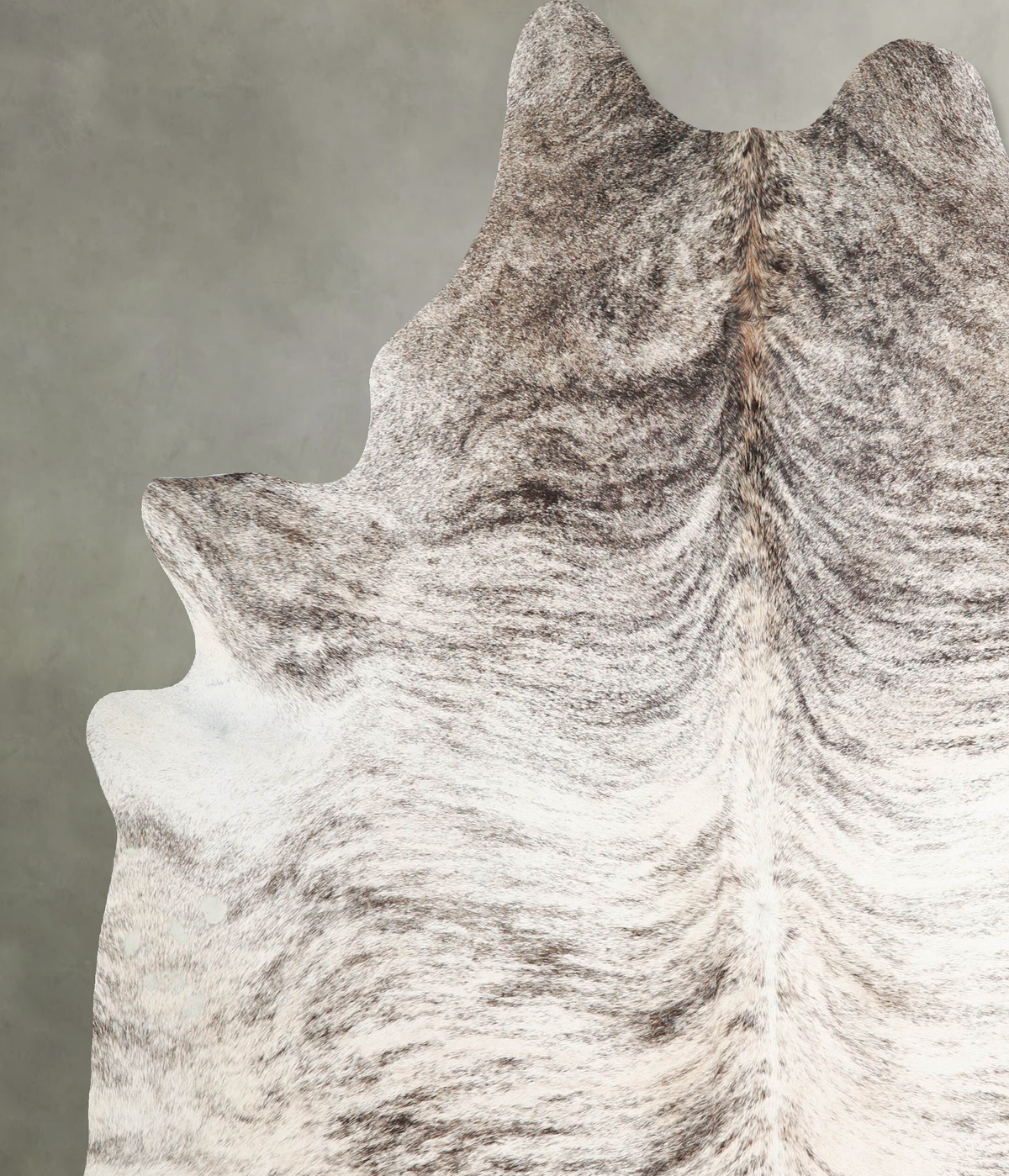 Light Brindle XX-Large Brazilian Cowhide Rug 8'1"H x 6'8"W #A53883 by Hudson Hides