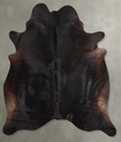 Solid Black XX-Large Brazilian Cowhide Rug 7'7"H x 6'8"W #A53885 by Hudson Hides