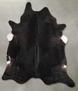 Solid Black XX-Large Brazilian Cowhide Rug 8'7"H x 7'5"W #A53888 by Hudson Hides