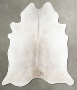 Grey with Beige X-Large Brazilian Cowhide Rug 7'6"H x 6'6"W #A53899 by Hudson Hides