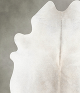 Grey with Beige X-Large Brazilian Cowhide Rug 7'6"H x 6'6"W #A53899 by Hudson Hides