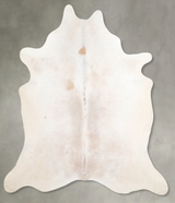 Grey with Beige X-Large Brazilian Cowhide Rug 7'5"H x 6'6"W #A53900 by Hudson Hides