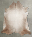 Taupe X-Large Brazilian Cowhide Rug 6'8"H x 6'10"W #A53904 by Hudson Hides