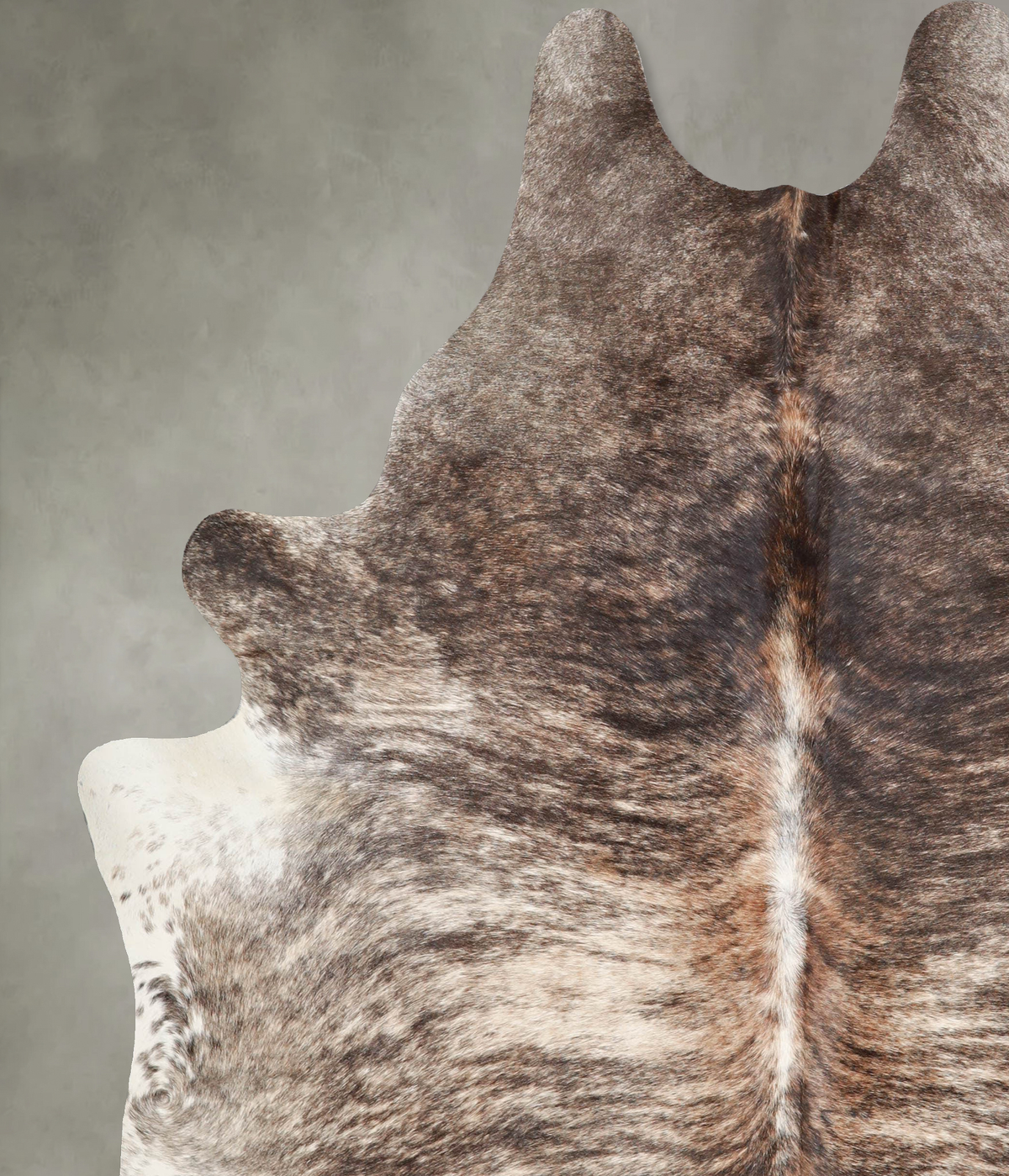 Light Brindle X-Large Brazilian Cowhide Rug 7'9"H x 6'5"W #A53907 by Hudson Hides