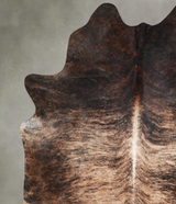Dark Brindle XX-Large Brazilian Cowhide Rug 8'3"H x 6'10"W #A53909 by Hudson Hides