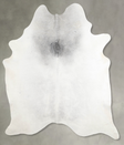 Medium Grey XX-Large Brazilian Cowhide Rug 8'0"H x 6'5"W #A53910 by Hudson Hides