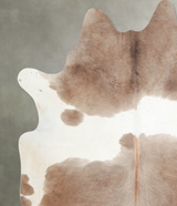 Light Caramel X-Large Brazilian Cowhide Rug 7'3"H x 6'4"W #A53911 by Hudson Hides