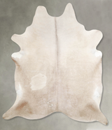 Champagne X-Large Brazilian Cowhide Rug 7'5"H x 6'4"W #A53916 by Hudson Hides