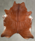 Solid Brown XX-Large Brazilian Cowhide Rug 8'6"H x 7'0"W #A53917 by Hudson Hides