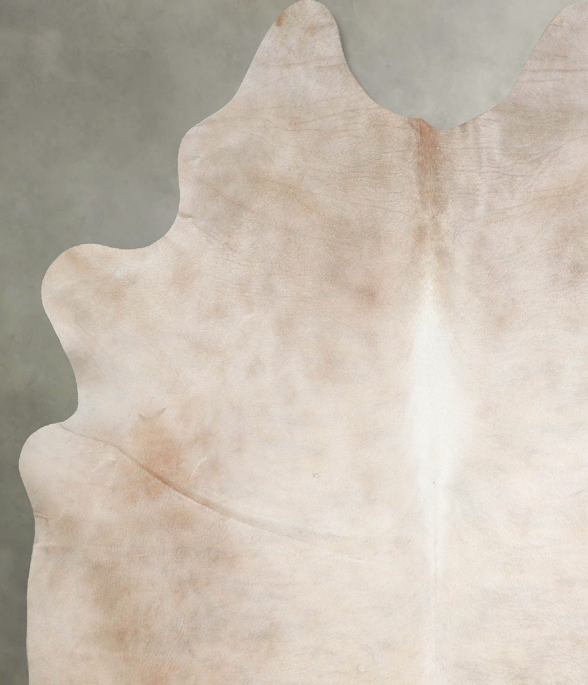 Champagne X-Large Brazilian Cowhide Rug 7'2"H x 6'5"W #A53918 by Hudson Hides