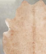 Beige X-Large Brazilian Cowhide Rug 7'0"H x 6'3"W #A53919 by Hudson Hides