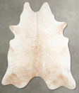 Beige XX-Large Brazilian Cowhide Rug 7'11"H x 6'8"W #A53920 by Hudson Hides