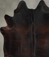 Dark Brindle X-Large Brazilian Cowhide Rug 7'2"H x 6'5"W #A53924 by Hudson Hides
