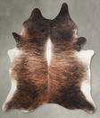 Dark Brindle XX-Large Brazilian Cowhide Rug 8'2"H x 7'0"W #A53929 by Hudson Hides