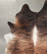 Dark Brindle XX-Large Brazilian Cowhide Rug 8'2"H x 7'0"W #A53929 by Hudson Hides