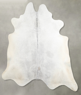 Light Grey XX-Large Brazilian Cowhide Rug 7'11"H x 7'7"W #A53930 by Hudson Hides
