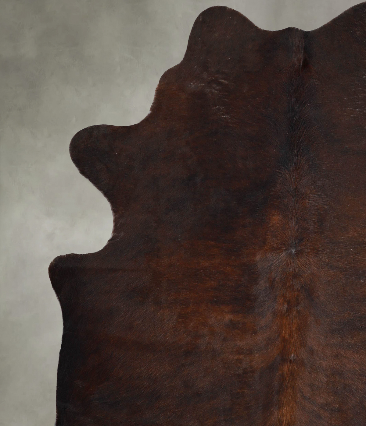 Dark Brindle X-Large Brazilian Cowhide Rug 7'2"H x 6'7"W #A53931 by Hudson Hides
