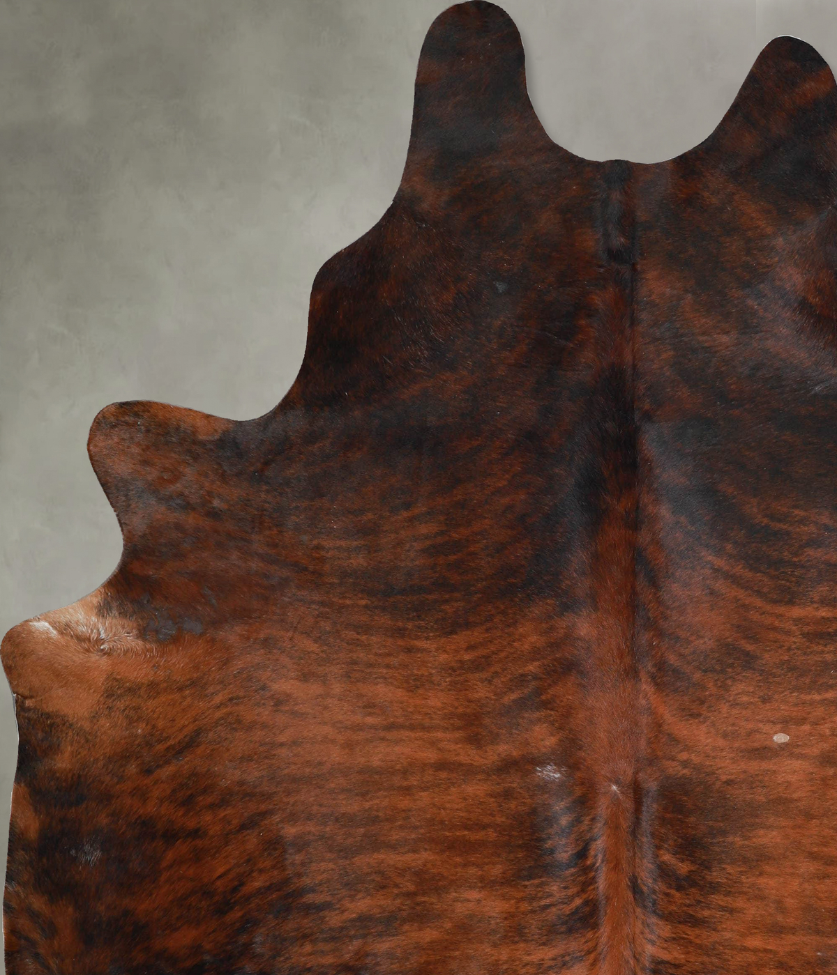 Dark Brindle X-Large Brazilian Cowhide Rug 7'5"H x 6'2"W #A53934 by Hudson Hides