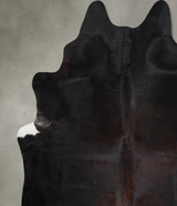 Chocolate XX-Large Brazilian Cowhide Rug 7'7"H x 7'3"W #A53940 by Hudson Hides