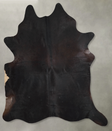 Solid Black XX-Large Brazilian Cowhide Rug 8'7"H x 7'4"W #A53942 by Hudson Hides