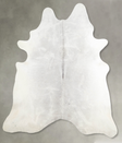 Medium Grey XX-Large Brazilian Cowhide Rug 7'11"H x 6'9"W #A53945 by Hudson Hides