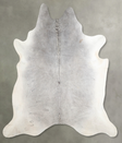 Medium Grey XX-Large Brazilian Cowhide Rug 8'5"H x 7'8"W #A53946 by Hudson Hides