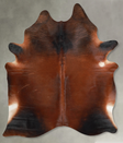 Warm Caramel X-Large Brazilian Cowhide Rug 7'11"H x 6'3"W #A53947 by Hudson Hides