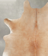 Beige XX-Large Brazilian Cowhide Rug 7'11"H x 6'4"W #A53950 by Hudson Hides