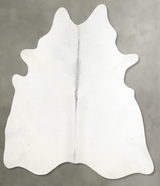 Light Grey X-Large Brazilian Cowhide Rug 7'1"H x 6'6"W #A53955 by Hudson Hides