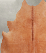 Solid Brown X-Large Brazilian Cowhide Rug 6'11"H x 6'2"W #A53956 by Hudson Hides