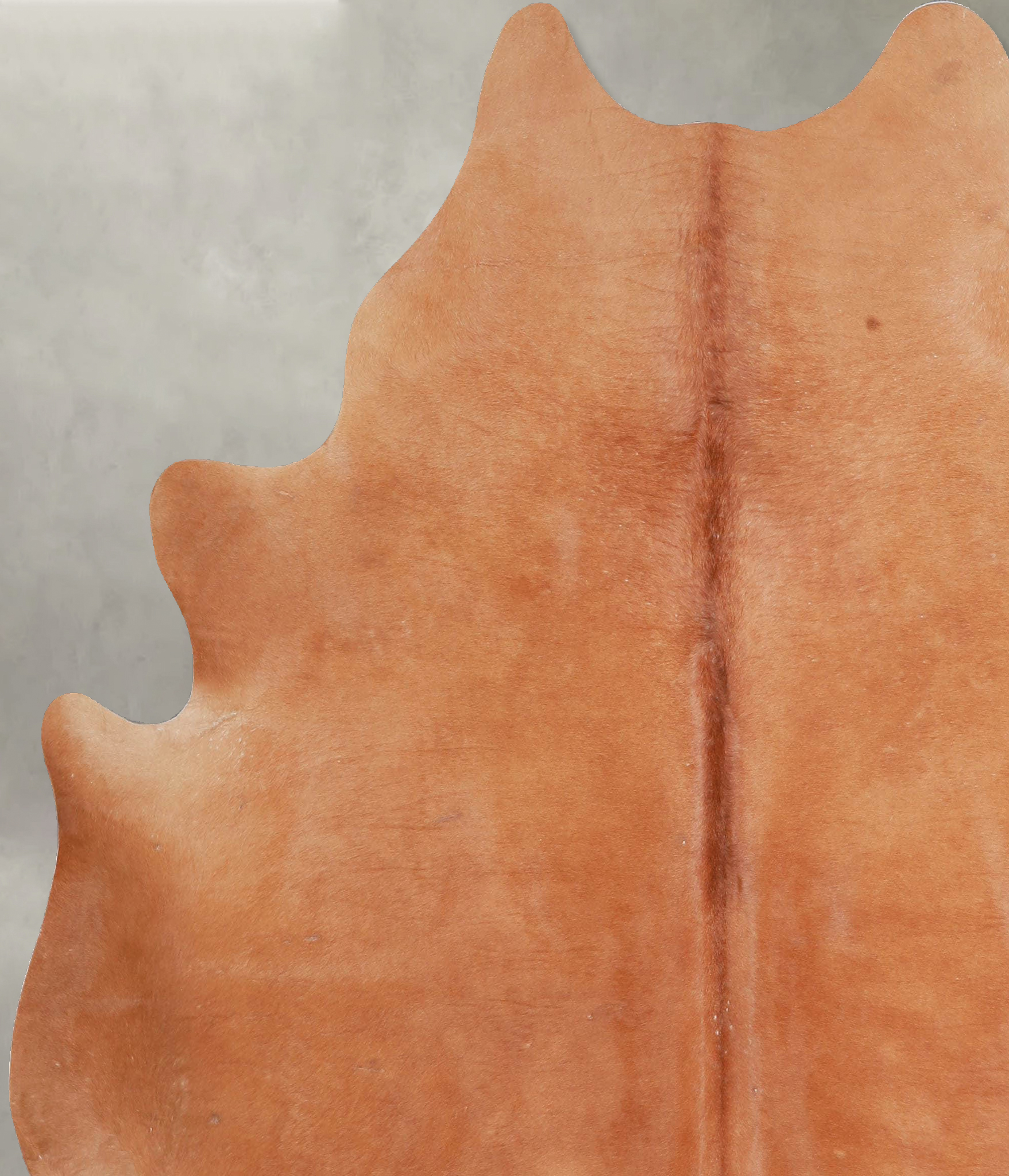 Solid Brown Cowhide Rug #A53956