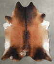 Warm Caramel XX-Large Brazilian Cowhide Rug 8'0"H x 7'5"W #A53963 by Hudson Hides