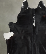 Black and White X-Large Brazilian Cowhide Rug 7'7"H x 6'6"W #A53968 by Hudson Hides
