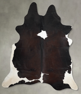 Chocolate and White XX-Large Brazilian Cowhide Rug 8'9"H x 7'5"W #A53970 by Hudson Hides