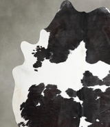Black and White XX-Large Brazilian Cowhide Rug 8'5"H x 7'0"W #A53971 by Hudson Hides