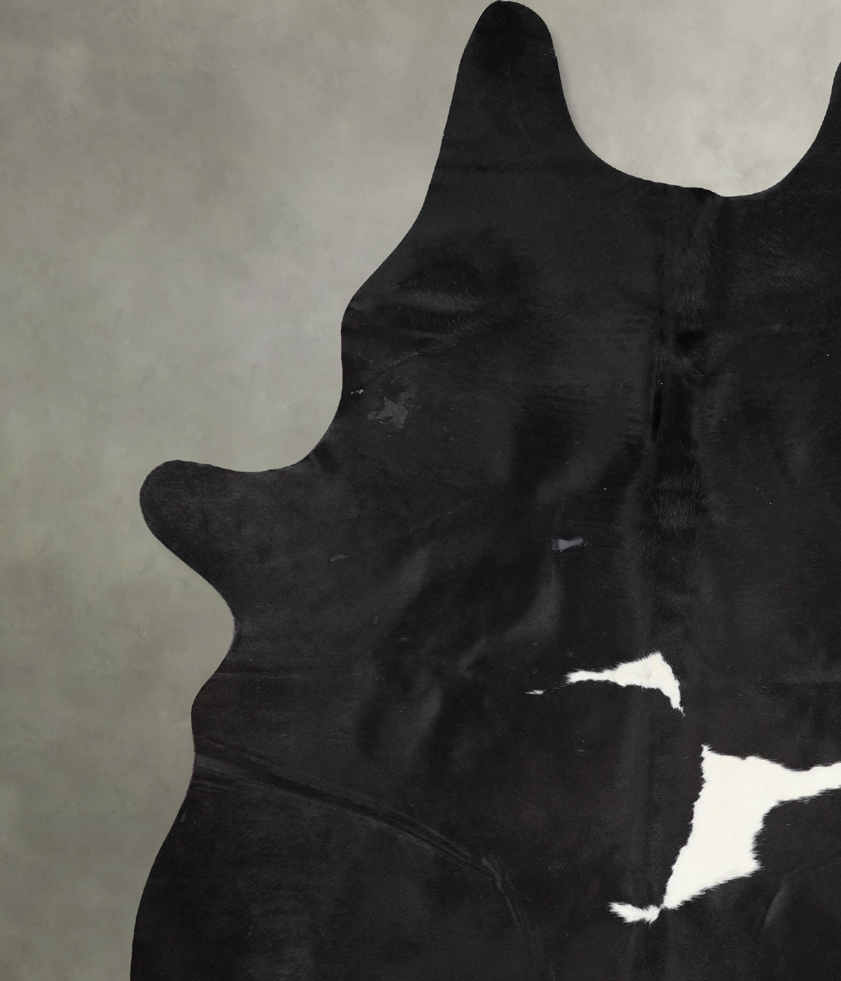 Black and White X-Large Brazilian Cowhide Rug 8'1"H x 6'1"W #A53972 by Hudson Hides